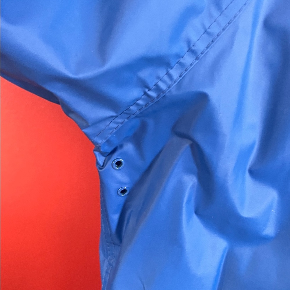 Like new Blue Hooded Misty Harbor rain coat - Picture 5 of 14